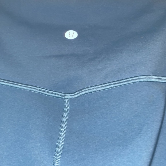 Lululemon Athletica size 12 yoga pants in dramatic blue. Worn a couple of times - Picture 5 of 9